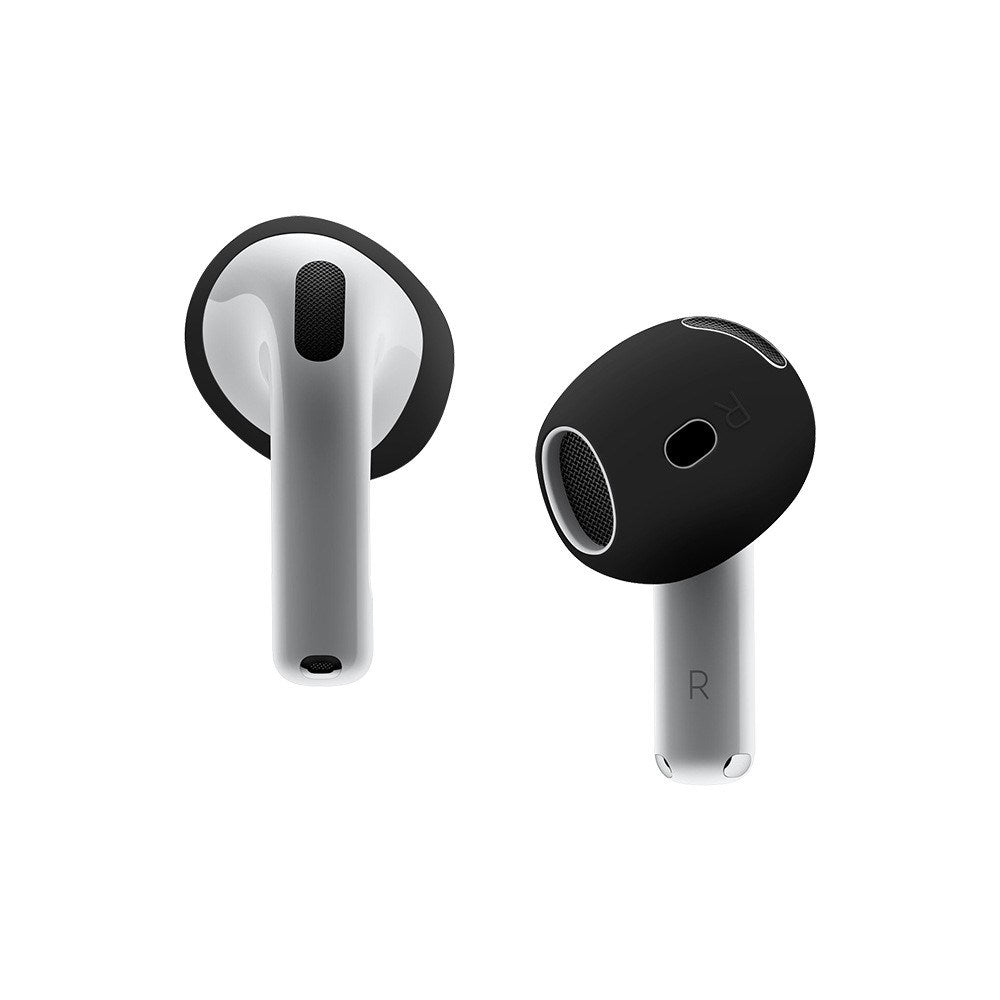 Silikon Deksel for Apple AirPods (4. gen.) Ørepropper - Svart