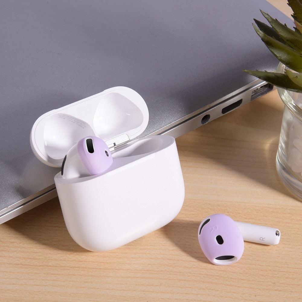 Silikon Deksel for Apple AirPods (4. gen.) Ørepropper - Svart