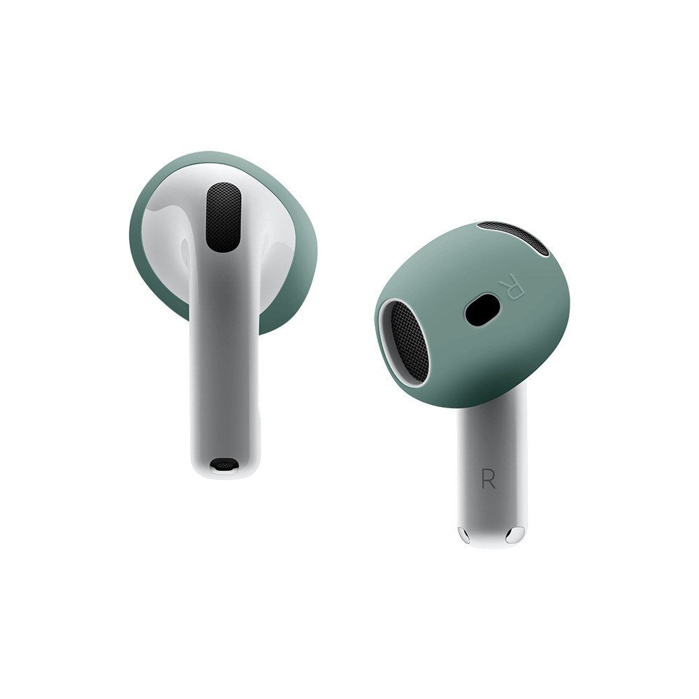 Silikon Deksel for Apple AirPods (4. gen.) Ørepropper - Grønn