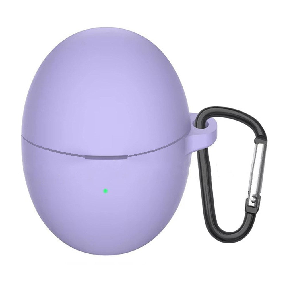 Huawei FreeBuds 6 Silikondeksel med Karabinkrok – Lavendel