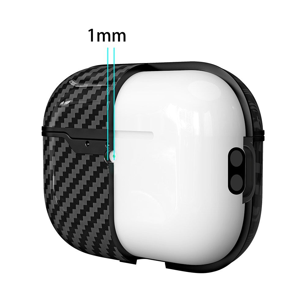 Apple AirPods Pro (3. gen.) Carbon Plast Deksel - Blå