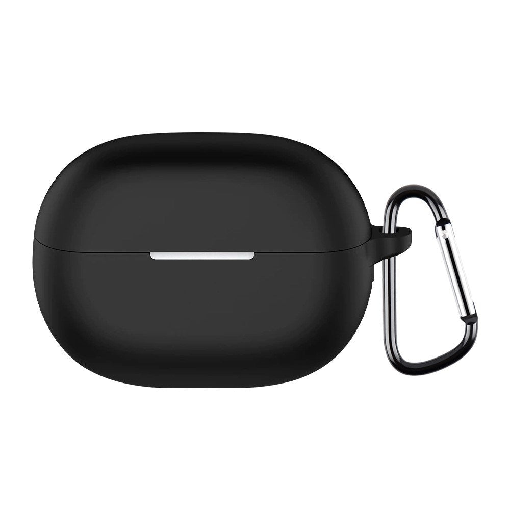 Huawei FreeBuds Pro 5 Silikondeksel med Karabinkrok - Svart