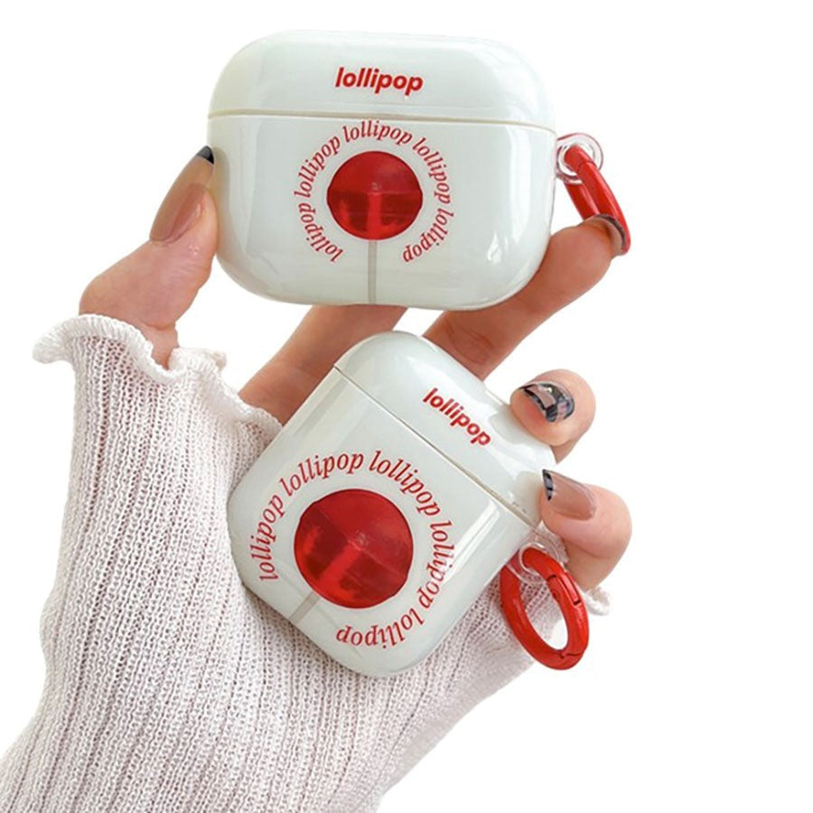 Apple AirPods (3. gen.) Plastdeksel m. Karabinkrok - "Lollipop"