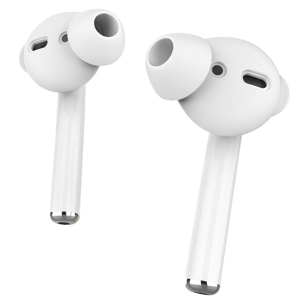 Apple AirPods (1. & 2. Gen.) Ørepropper 3-Pakning med Oppbevaringsetui – Størrelse S – Svart