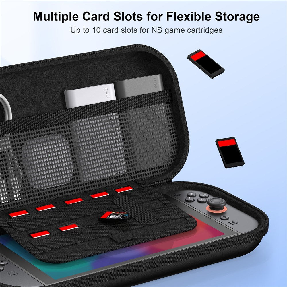 Nintendo Switch 2 Reiseetui med Avdeler & Nettinglomme - Svart