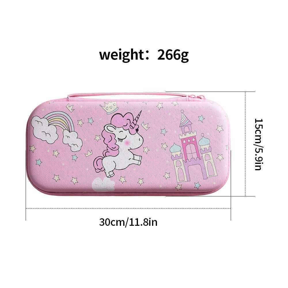 Nintendo Switch 2 Oppbevaringsveske m. Håndtak & Design - Rosa