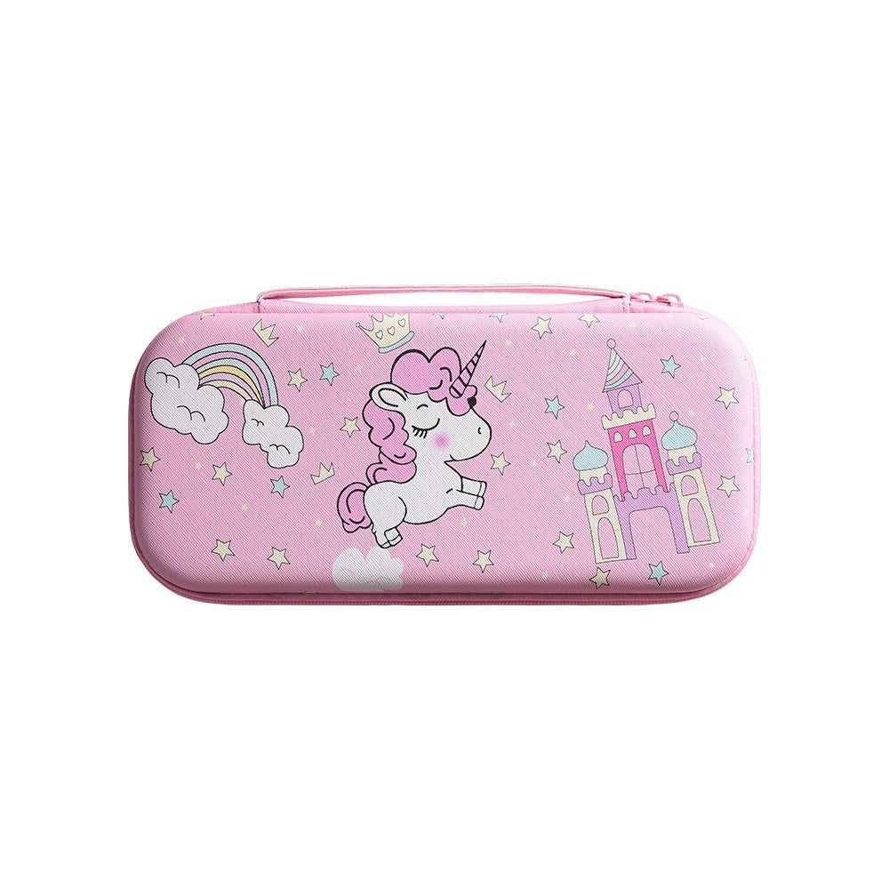 Nintendo Switch 2 Oppbevaringsveske m. Håndtak & Design - Rosa