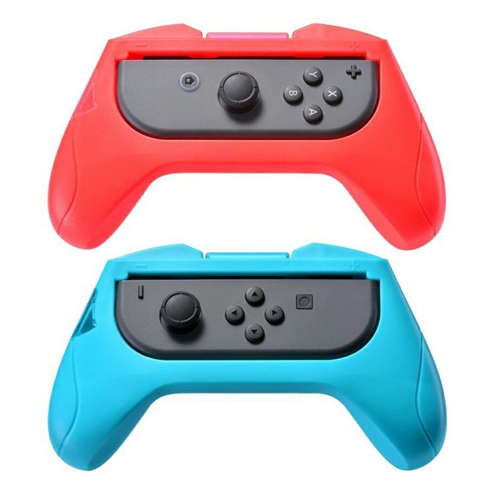 Nintendo Switch Kontroller Grep - 2 stk. (Blå og Rød)