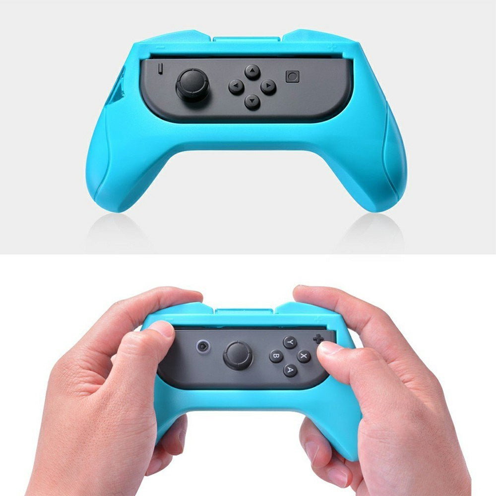 Nintendo Switch Kontroller Grep - 2 stk. (Blå og Rød)