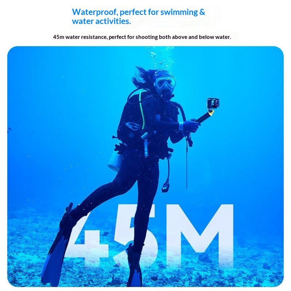 TELESIN Insta360 Ace Pro 2 Vanntett Deksel med Fuktighetsfilter - Gjennomsiktig