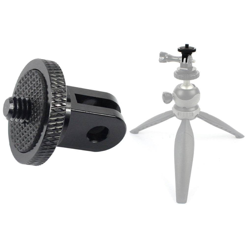 GoPro Hero 9 / 10 Adapter for Tri Pod-Montering i Aluminium - Svart