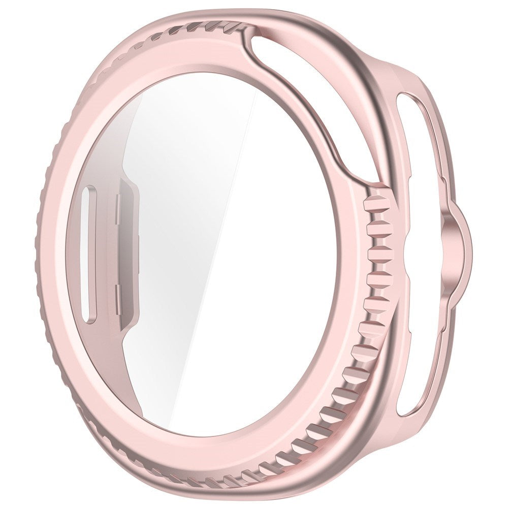Samsung Galaxy Watch 8 Classic (46 mm) Hard Plast Deksel med Innebygd Skjermbeskytter - Rosa
