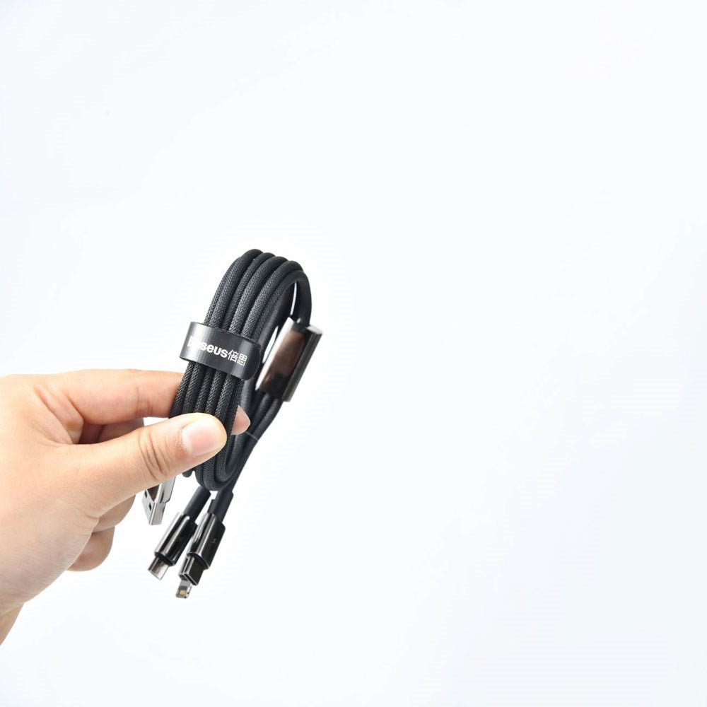 Baseus 100W USB-A til USB-C Kabel 480 Mb/s - 2 m - Svart