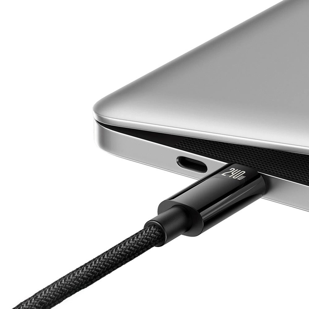 Baseus 240W USB-C til USB-C Kabel 480 Mb/s - 3 m - Svart