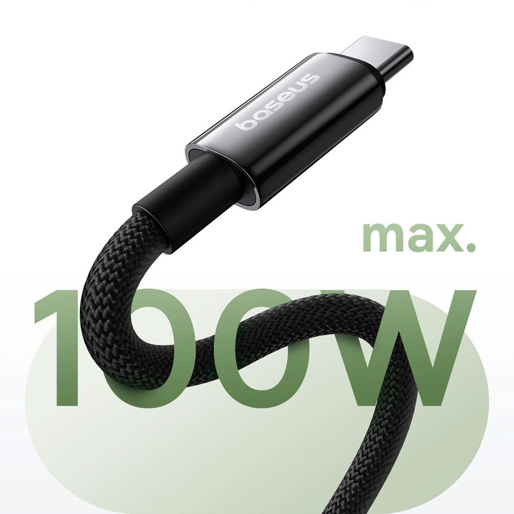 Baseus 100W USB-C til USB-C Kabel 480 Mb/s - 1 m - Svart
