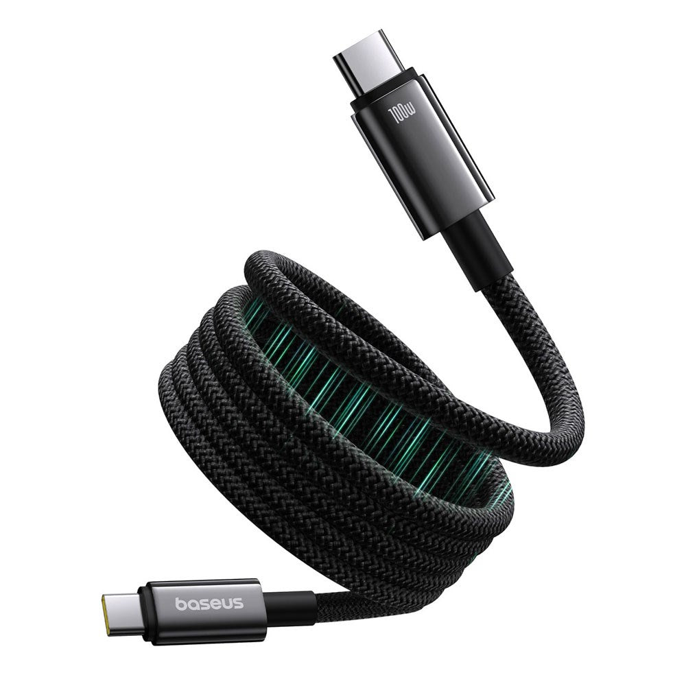 Baseus 100W USB-C til USB-C Kabel 480 Mb/s - 1 m - Svart
