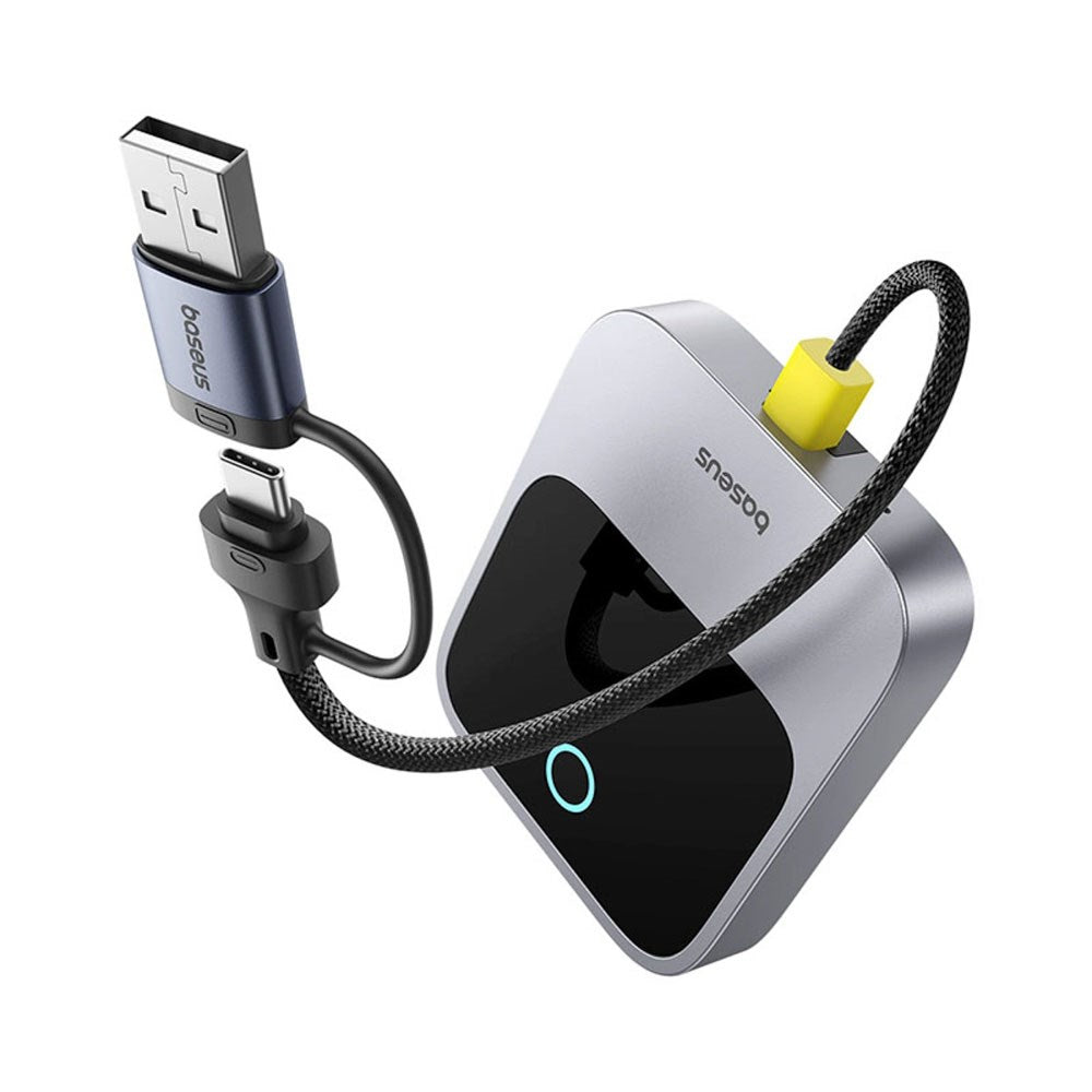 Baseus SafeJourney Trådløs Apple CarPlay Adapter - Grå