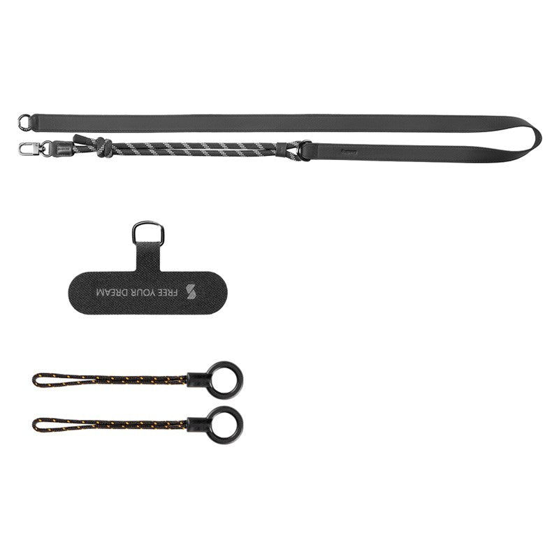 SmallRig Mobilrem i Kunstskinn med Justerbar Lengde – Svart