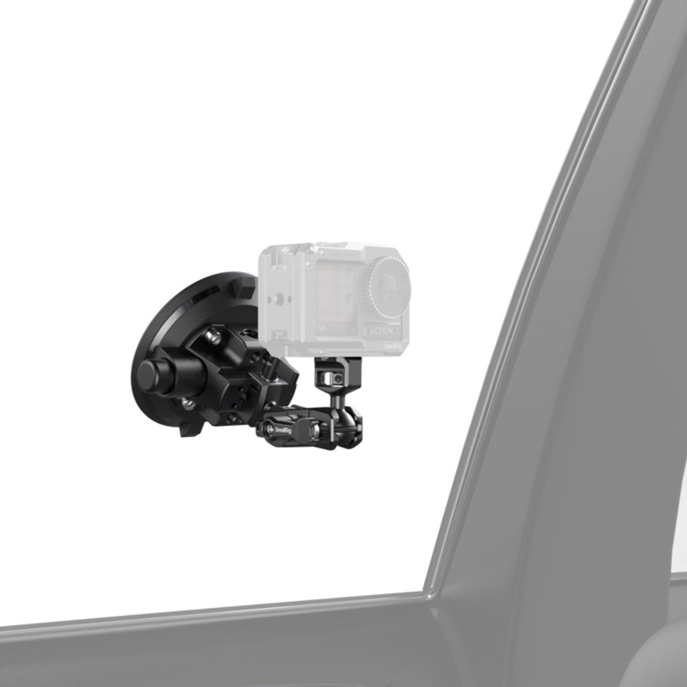 SmallRig 4236 4" Sugekopp Kameramonteringssett for Kjøretøy - Svart