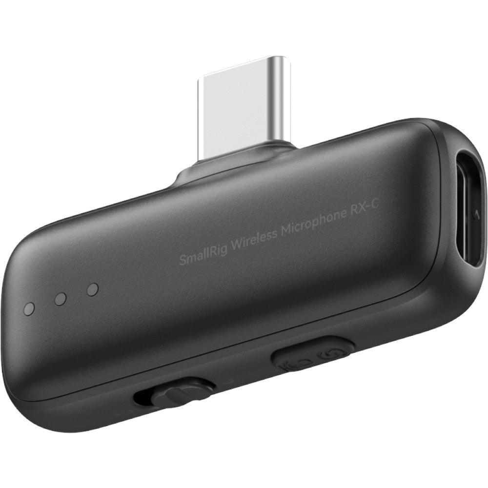 SmallRig 5718 Trådløs Mikrofon m. USB-C Adapter - Svart