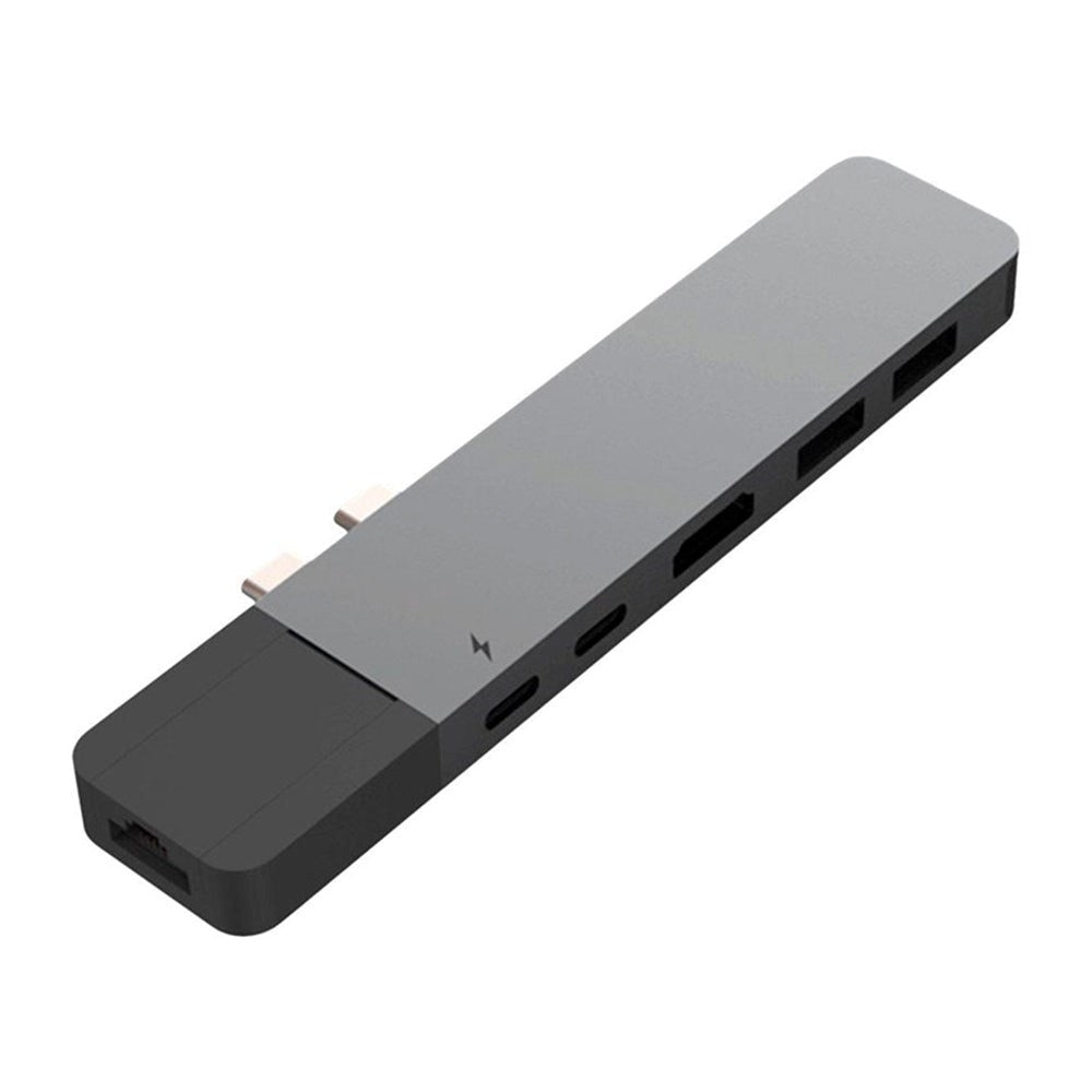 Hyperdrive Net USB-C Multi Adapter 6-i-2 - Grå