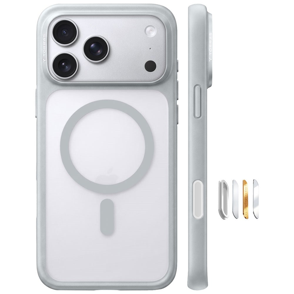 iPhone 18 Pro Max / 17 Pro Max TORRAS Guardian Mag Deksel - MagSafe Kompatibel - Gjennomsiktig