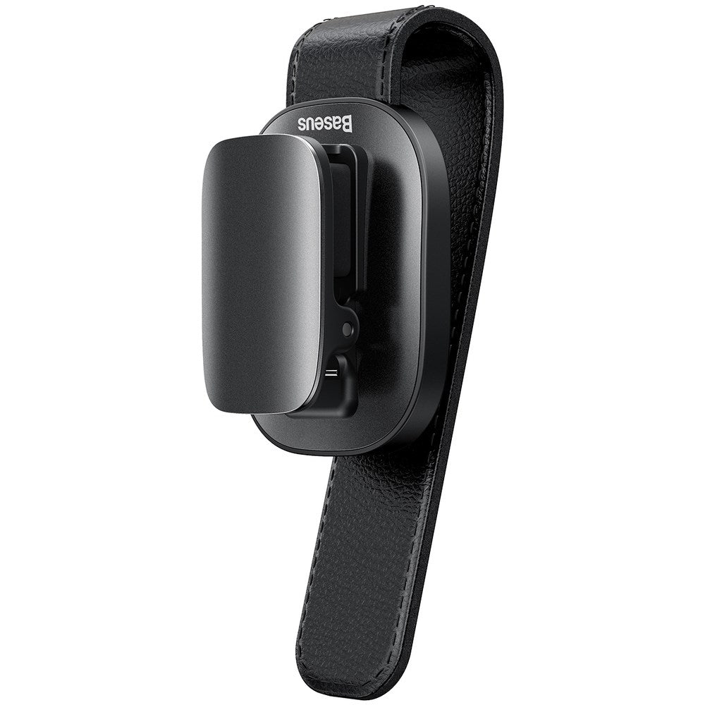 Baseus Holder for Briller - Klemmefeste på Solskjerm - Svart