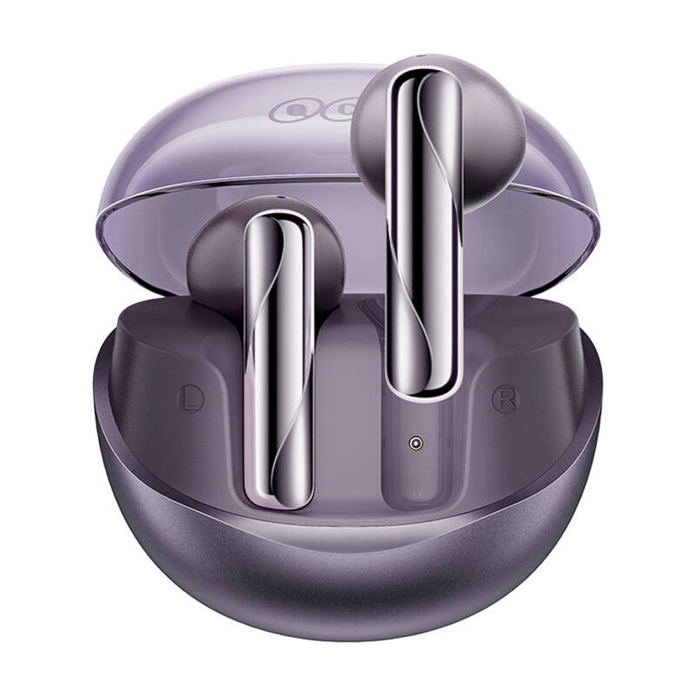 QCY AilyBuds Clear True Wireless In-Ear Hodetelefoner - Lilla