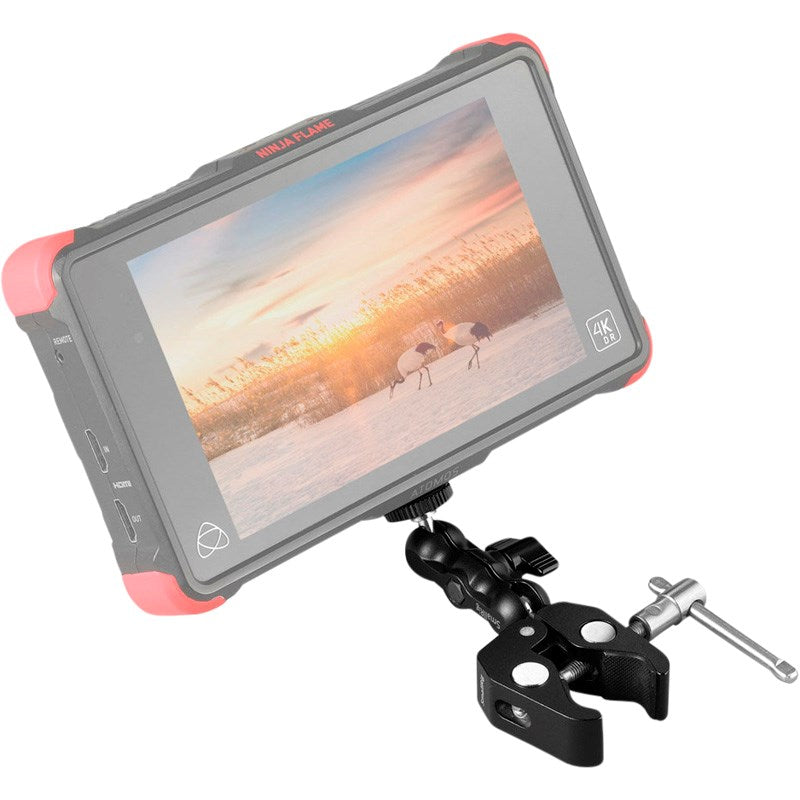 SmallRig 2164 Multifunksjonell Crab-Shaped Klemme m. Ballhead Magic Arm - Svart