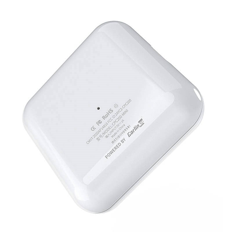 Carlinkit U2W MINI Trådløs Adapter til Apple CarPlay - Hvit