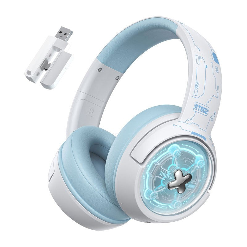 ONIKUMA GT802 Tri-Mode Gaming Headset - Hvit