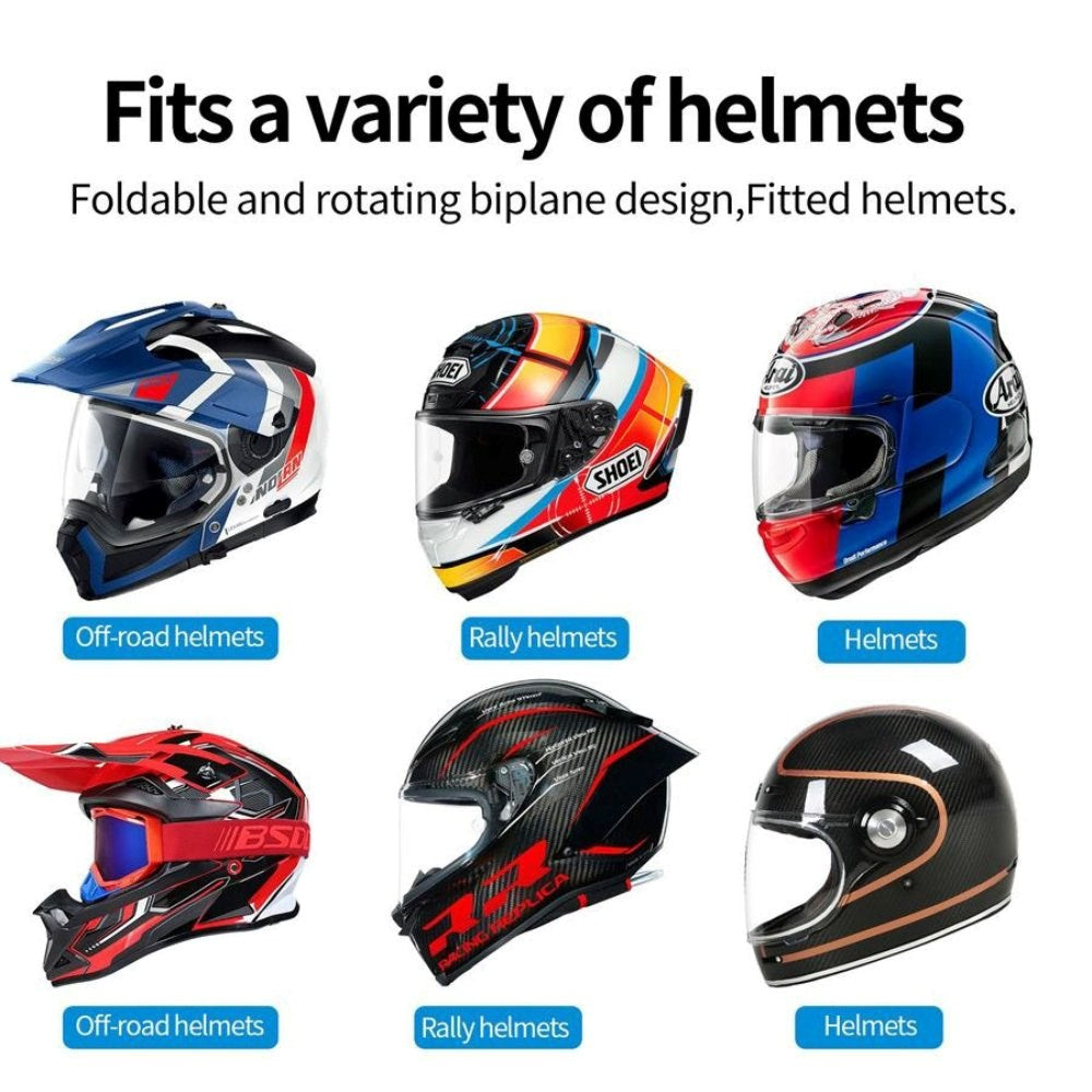 TELESIN Hjelmfeste for Actionkamera - Svart / Grå