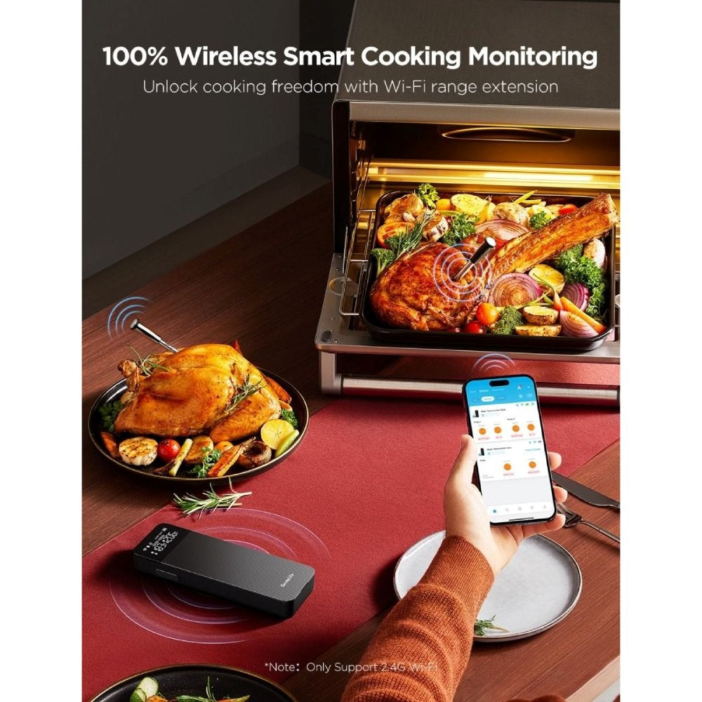 Govee Trådløst Stegetermometer - 2 Sonder - Svart