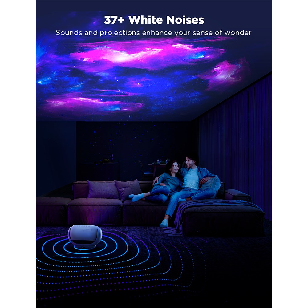 Govee Galaxy Star Light Projector - Hvit