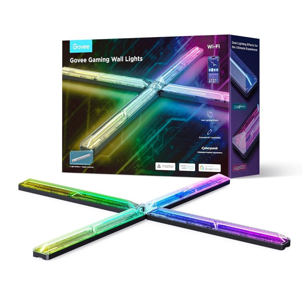 Govee Gaming Wall Light (4+1) Vegglampe - Sort