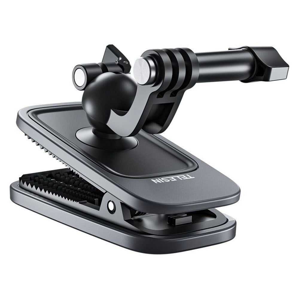 TELESIN Magnetisk Klemmefeste for Actionkamera - Svart / Grå