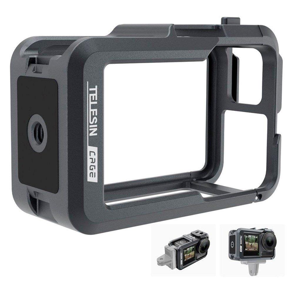 TELESIN Metal Cage for DJI Osmo Action 3 / 4 - Svart