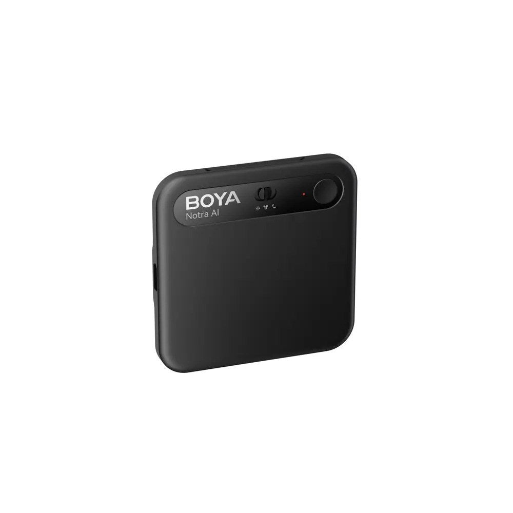 BOYA Notra Stemmeopptaker m. AI - Svart