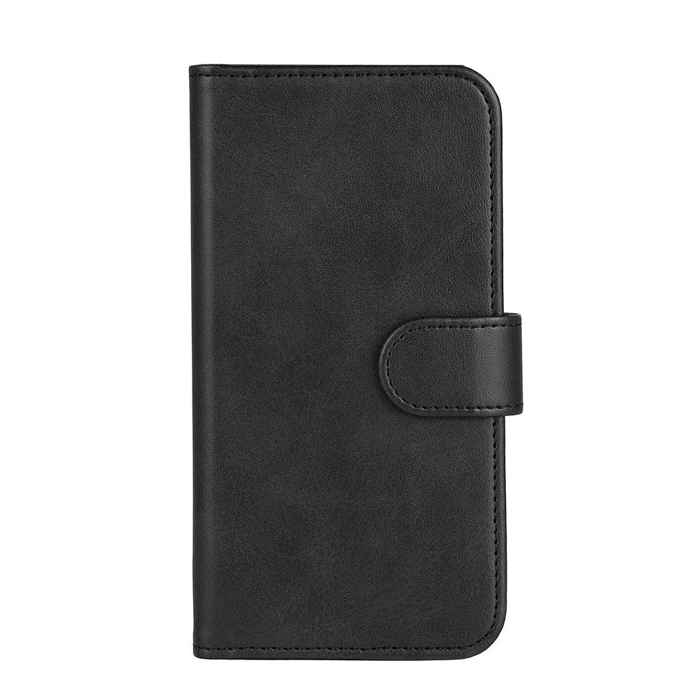 iPhone 12 / 12 Pro Classic Wallet Flip Deksel med Stativfunksjon - Svart