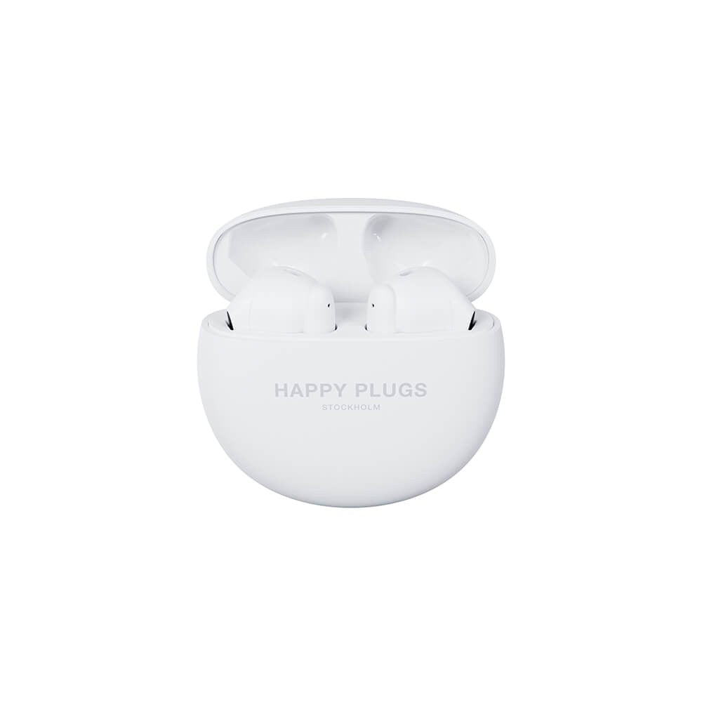 Happy Plugs Joy Lite Trådløse In-Ear Hodetelefoner - Hvit