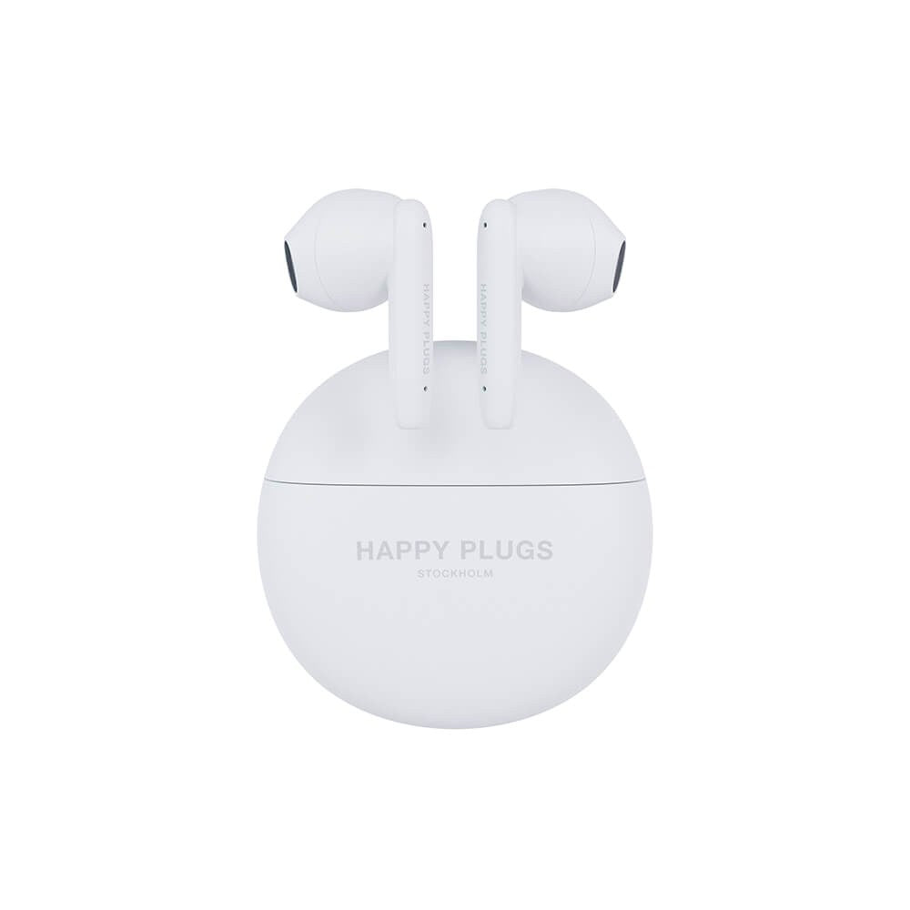 Happy Plugs Joy Lite Trådløse In-Ear Hodetelefoner - Hvit