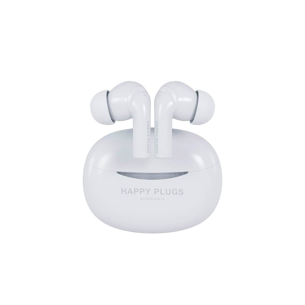 Happy Plugs Joy Pro In-Ear Hodetelefoner m. Støyreduksjon - Hvit