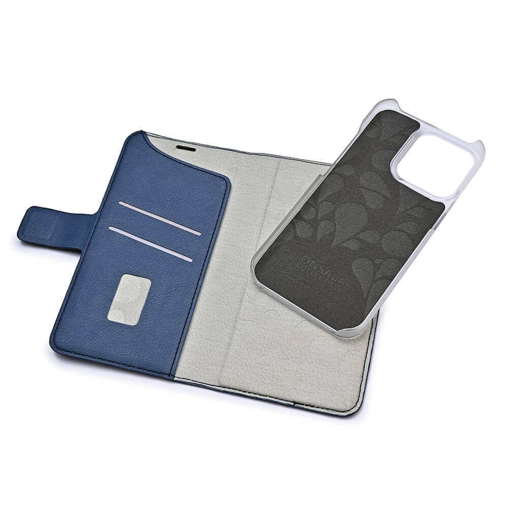 Onsala iPhone 13 Pro ONSALA Fashion Collection PU Skinn Flipdeksel med Magnet & Lommebok - Royal Blue