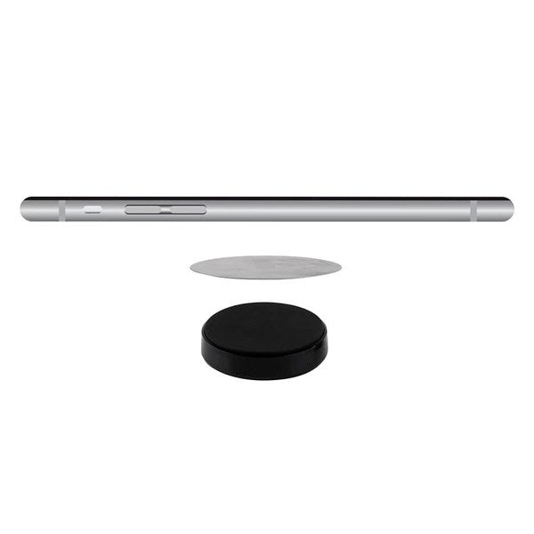 GEAR Magnetisk Mobilholder m. Selvkleben Tape – Svart