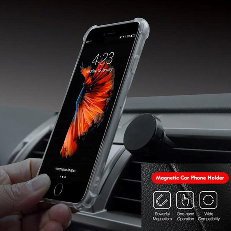 GEAR Magnetisk Biltelefonholder - Luftventil - Svart