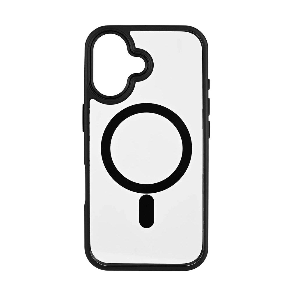 iPhone 16 Onsala Bumper Deksel - MagSafe-Kompatibel - Svart og Gjennomsiktig