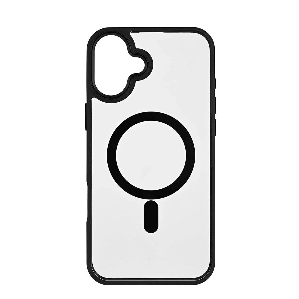 iPhone 16 Plus Onsala Bumper Deksel - MagSafe-Kompatibel - Svart og Gjennomsiktig