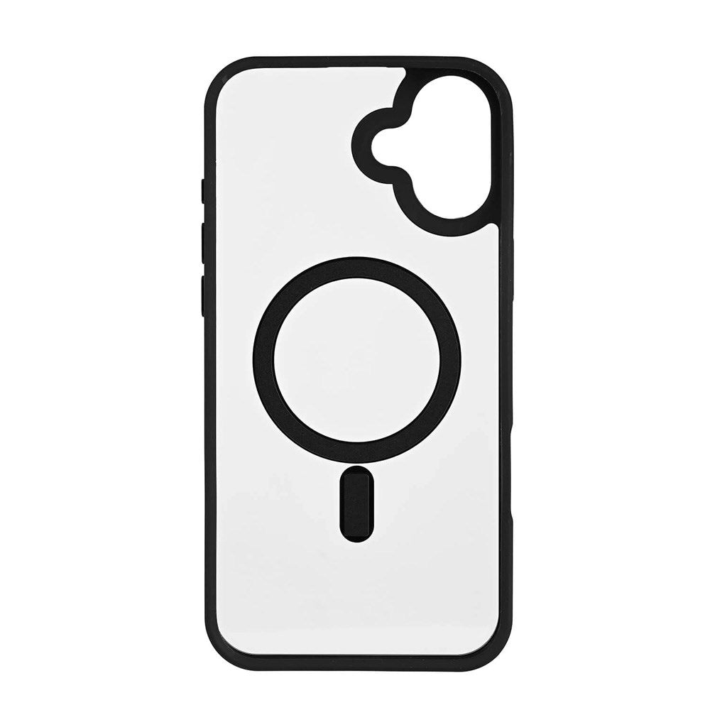 iPhone 16 Plus Onsala Bumper Deksel - MagSafe-Kompatibel - Svart og Gjennomsiktig