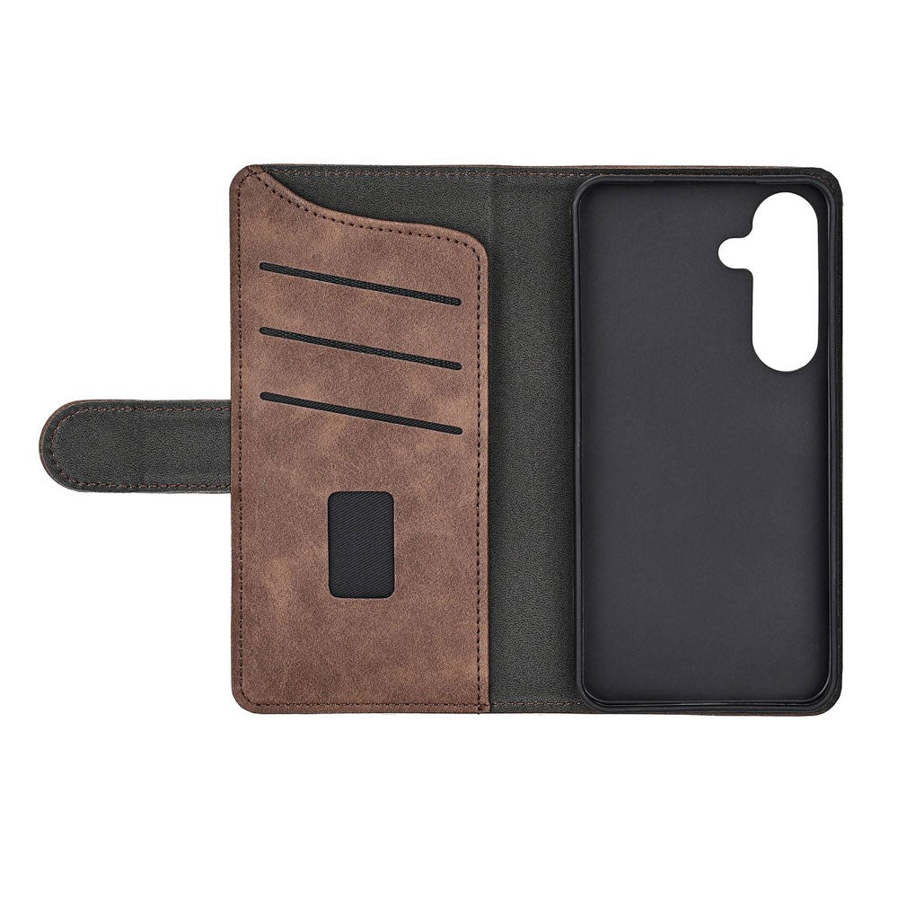 Samsung Galaxy S26 GEAR Kunstskinn Flip Deksel - MagSafe Kompatibel - Brun