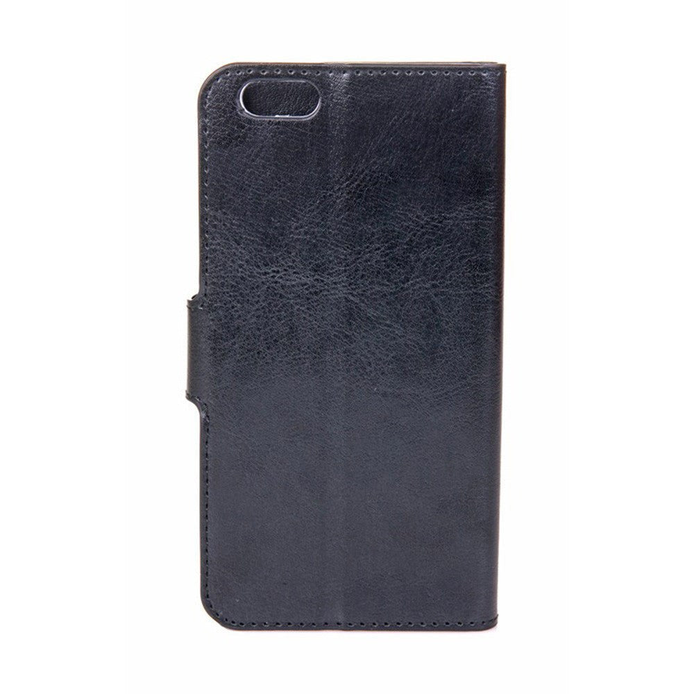 iPhone 6 / 6s GEAR Exclusive Skinn Etui med Lommebok Svart